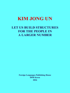 Book cover-LET US BUILD STRUCTURES FOR THE PEOPLE IN A LARGER NUMBER